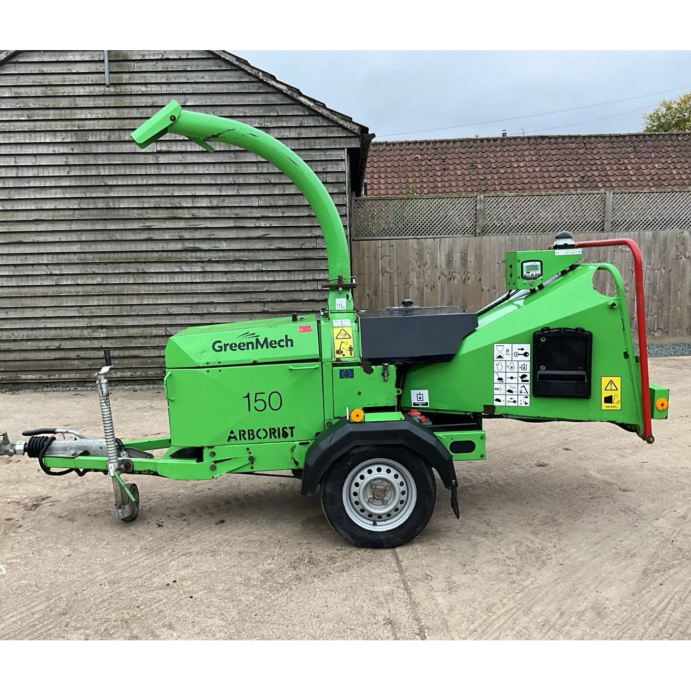 2014 GREENMECH ARBORIST 150 ARD150MT FAST TOW DIESEL WOODCHIPPER